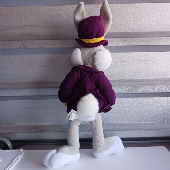 Bugs Bunny Stuffed Plush Looney Tunes Nanco 2002 Merry Christmas Caroler - Picture 2 of 8